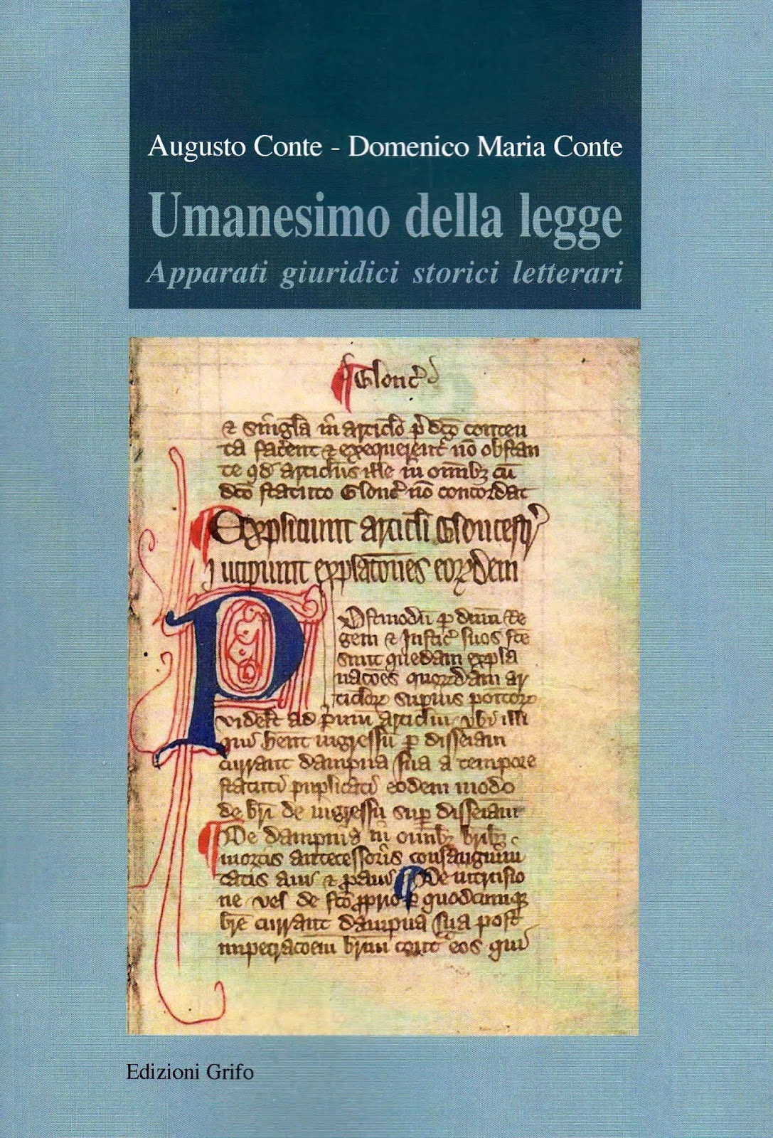Copertina di Umanesimo della legge - Apparati giuridici storici letterari