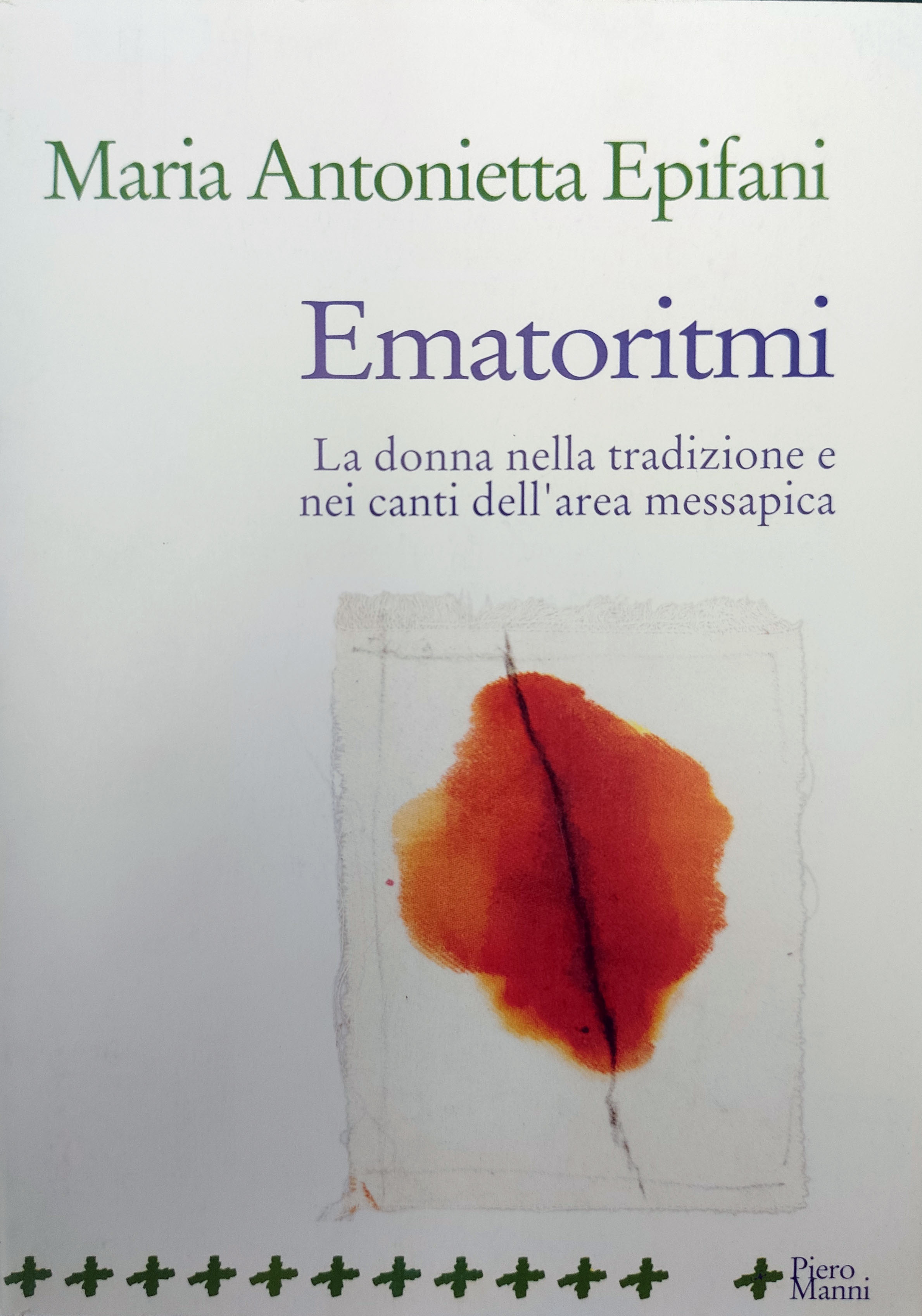 Copertina di Ematoritmi - La donna nella tradizione e nei canti dell'area messapica